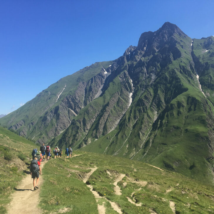 Hiking on the European Alps trip