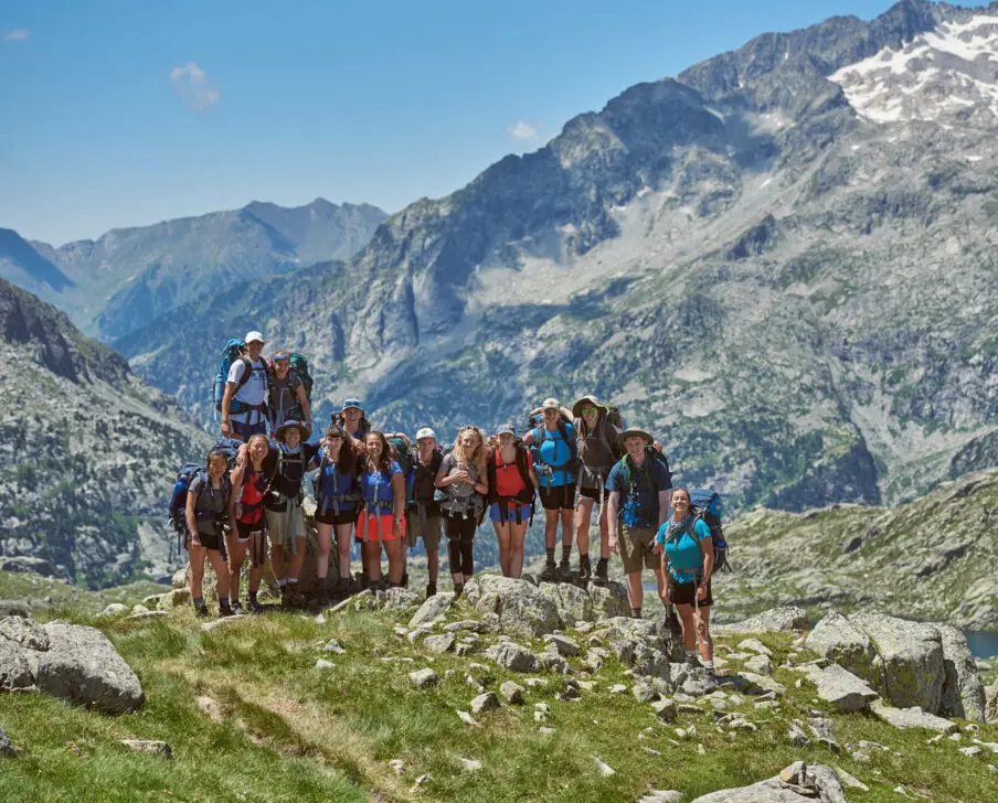 Group photo on the Pyrenees trip