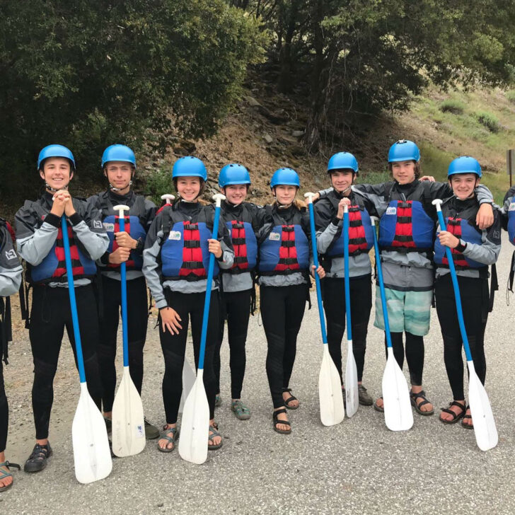 High Sierra whitewater rafting