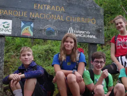 Group photo on the Costa Rica Pura Vida trip