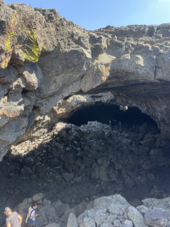 cave at craters of the moon national monumnent