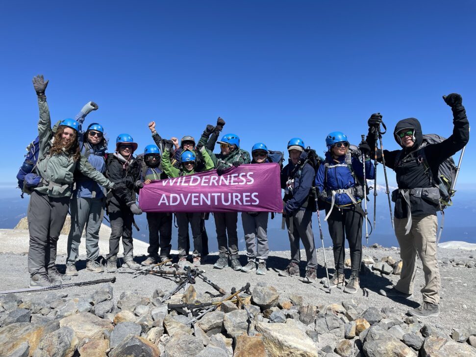 Group on the summit of Mt Adams
