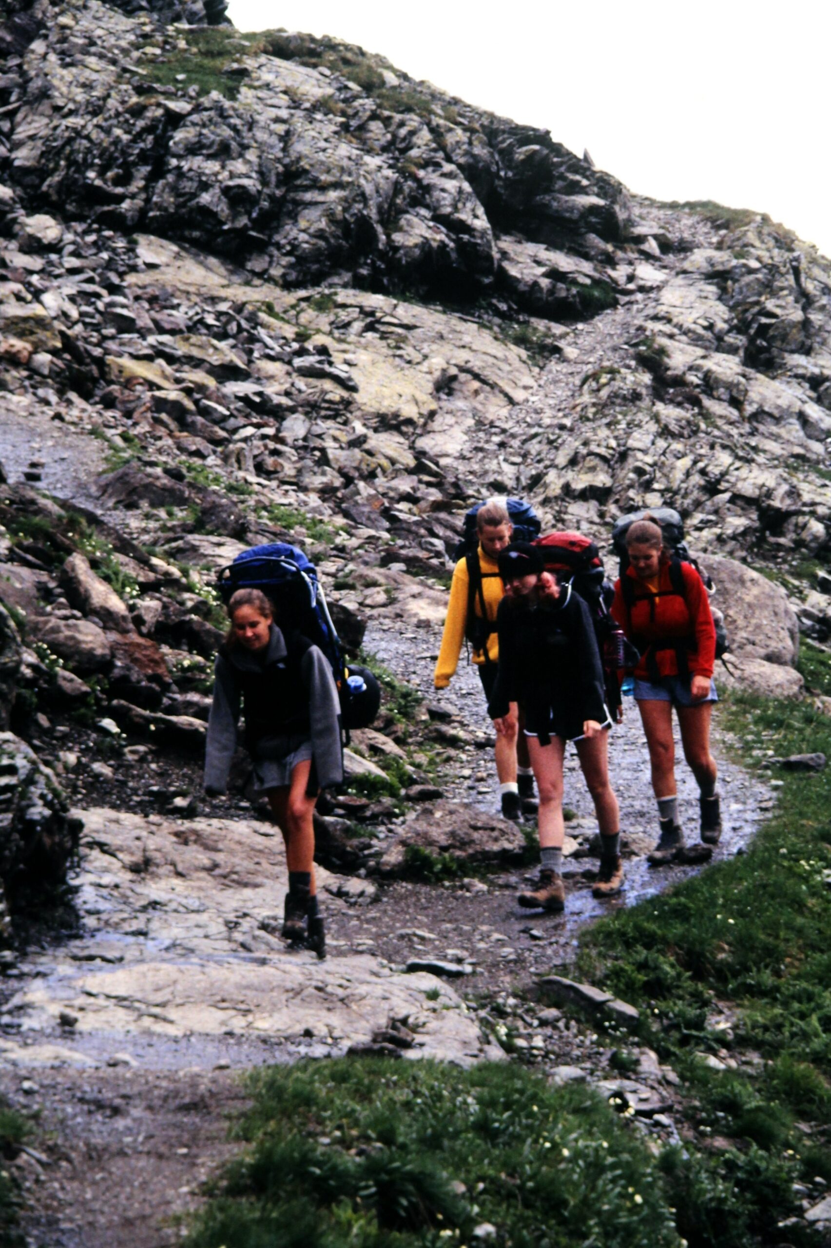 2002 backpacking on trail