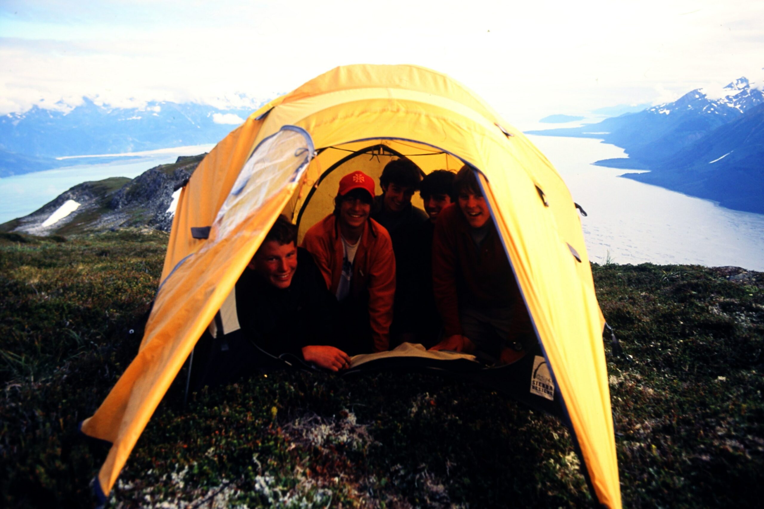 2003 Group in tent