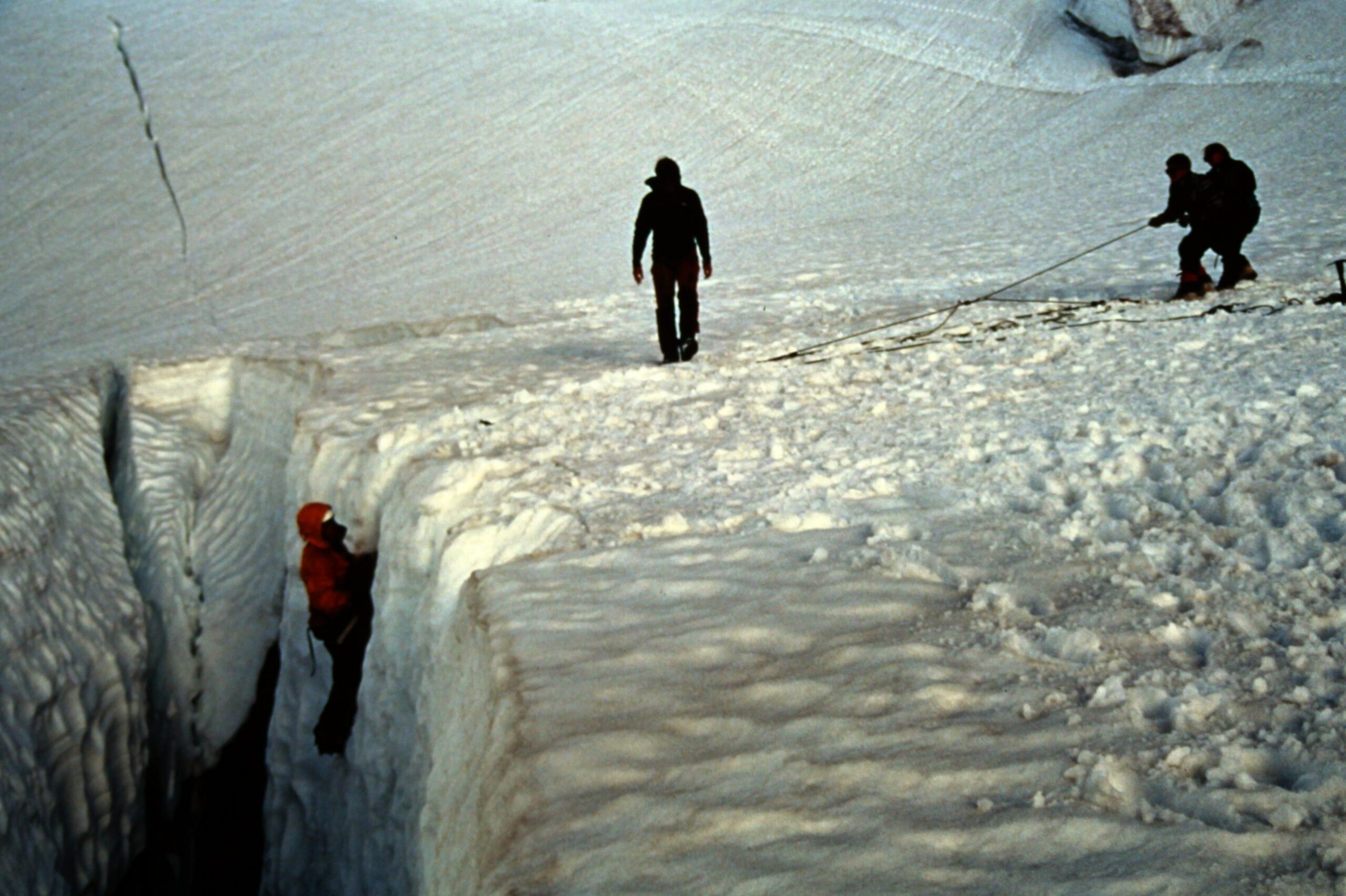 1993 Solo Person On the Glacier