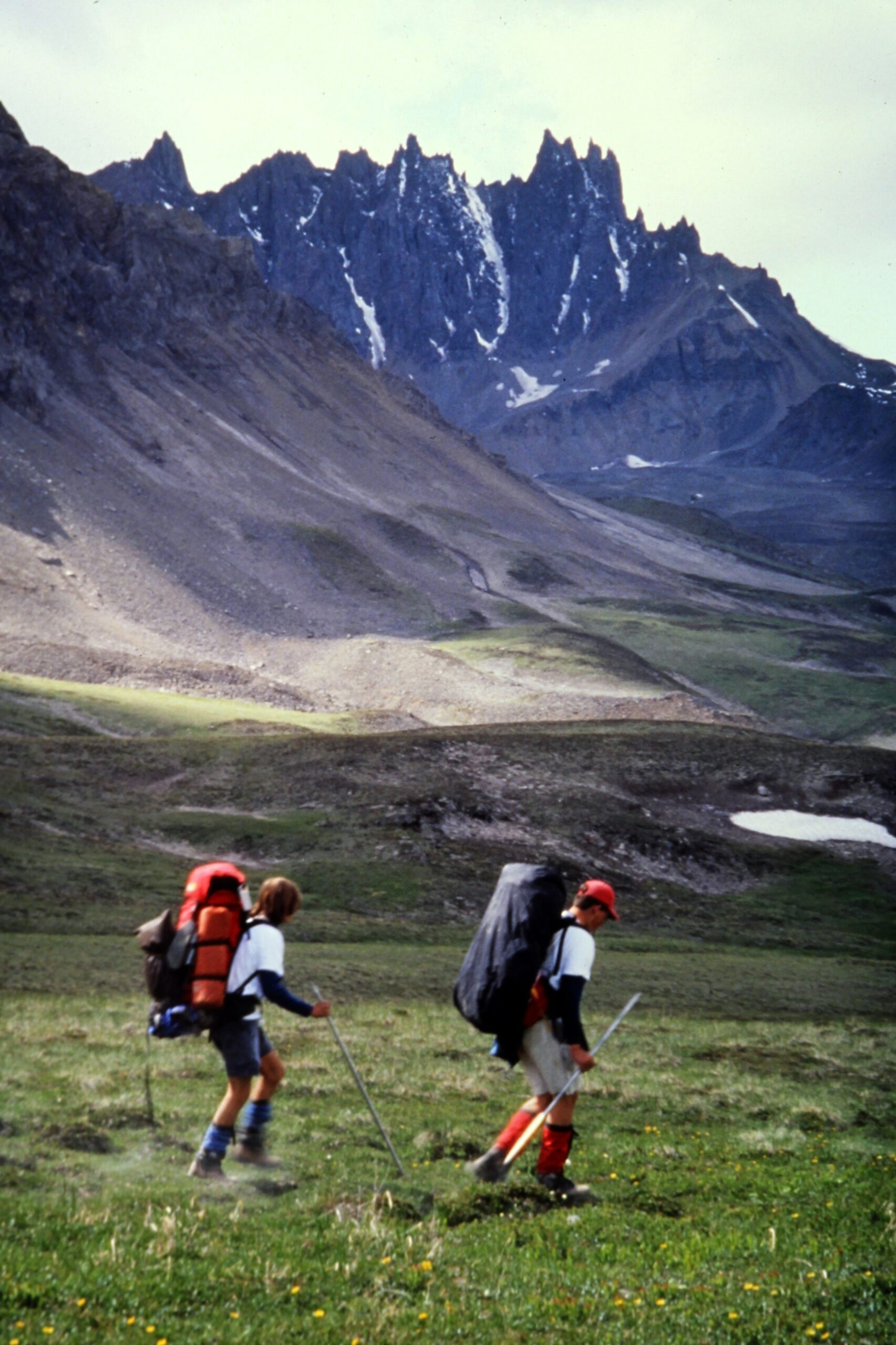 1993 2 people backpacking