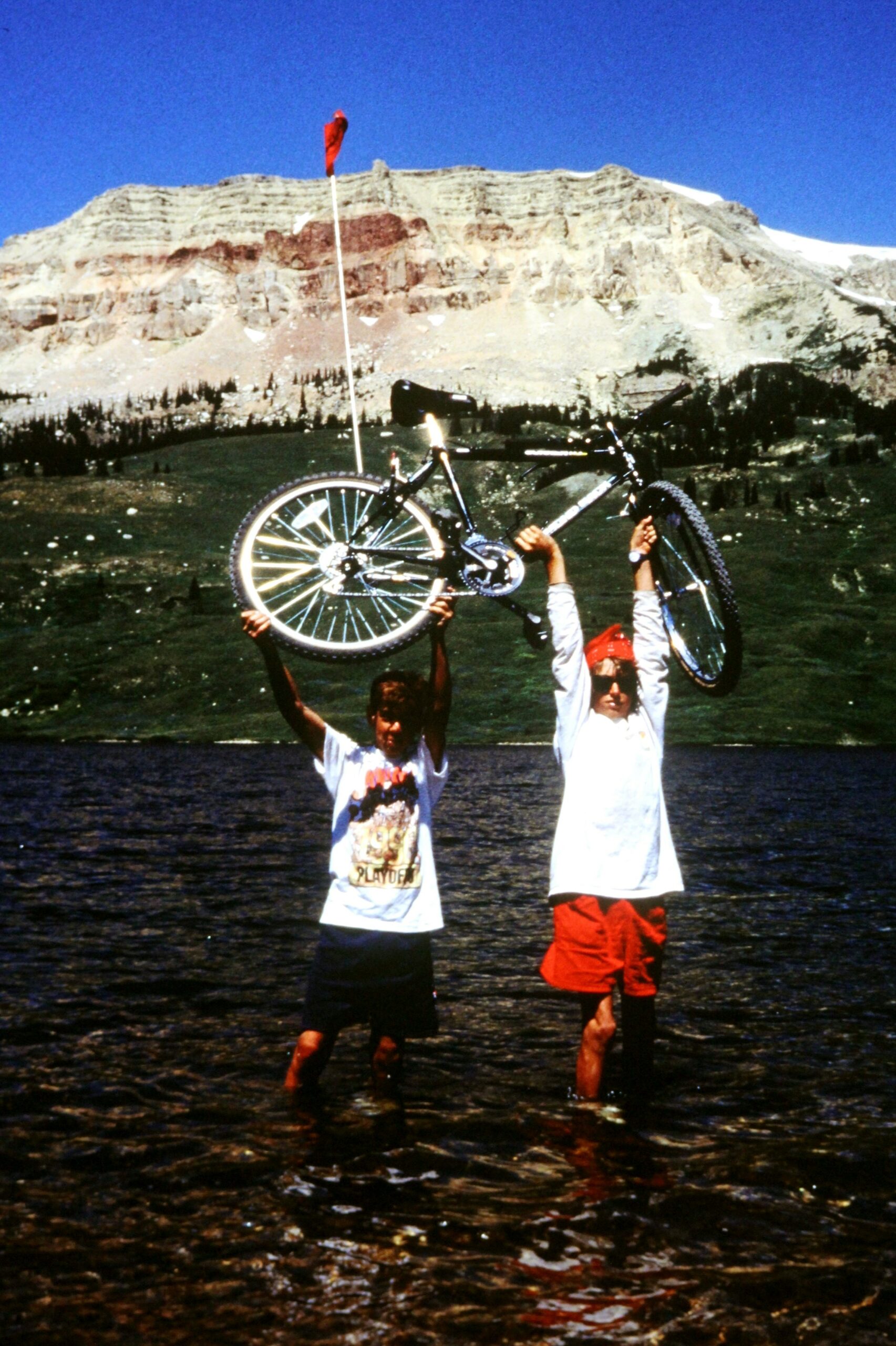 1993 Lifting up a bike