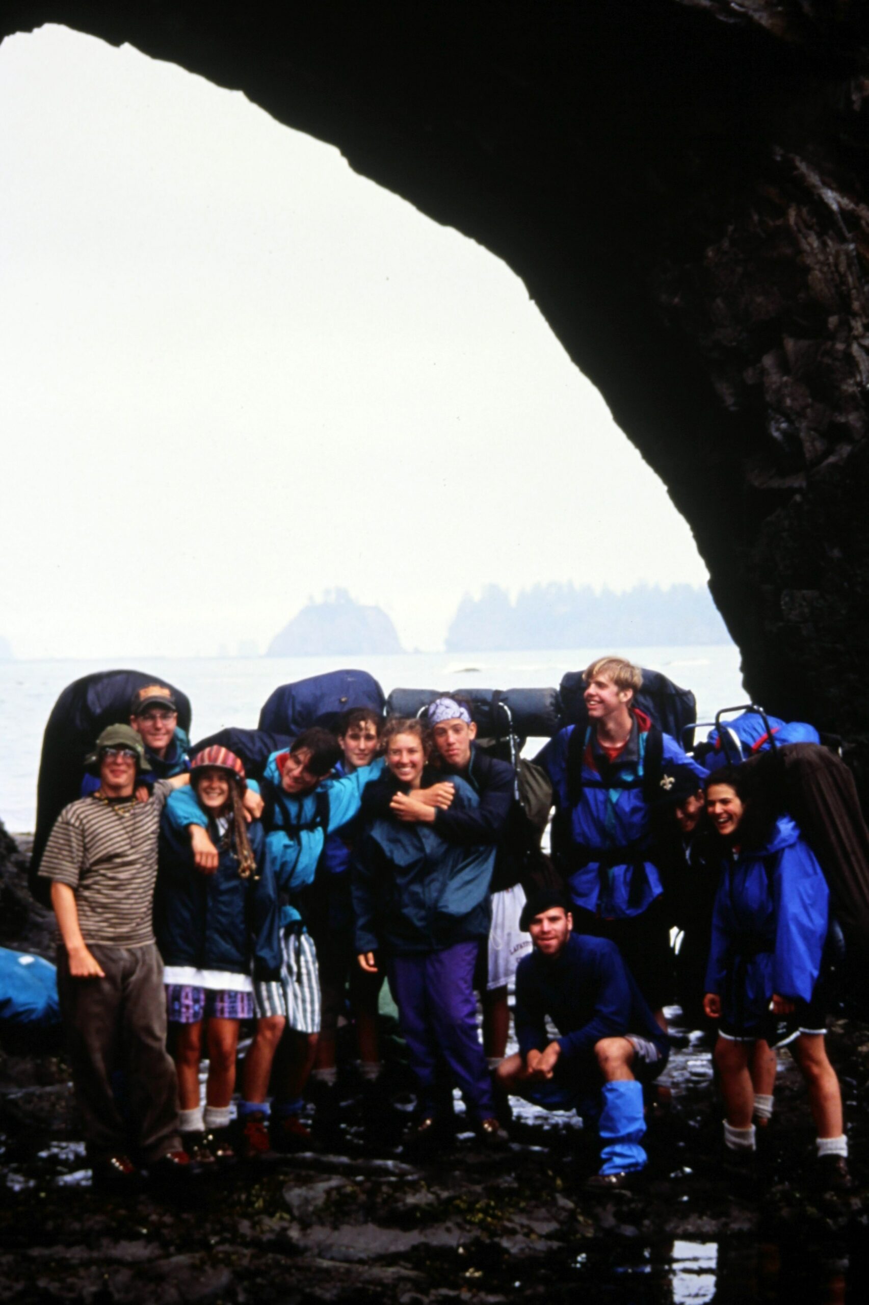 1993 Backpacking by the arch