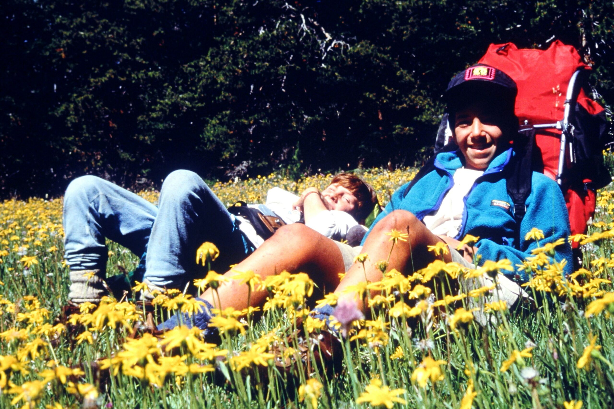1993 Laying in the flowers