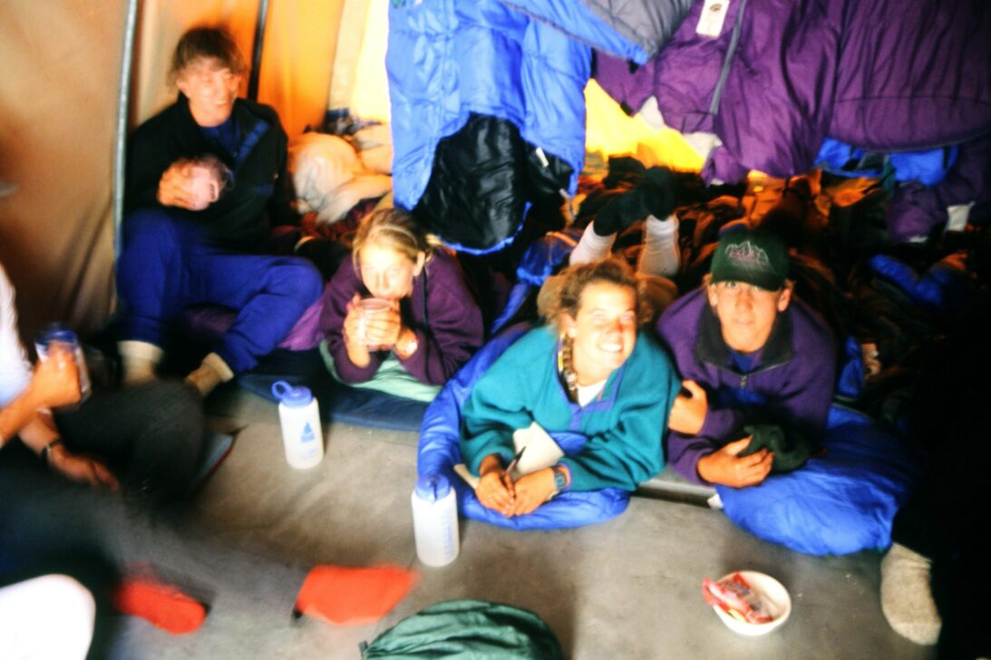 1994 Groups in sleeping bag