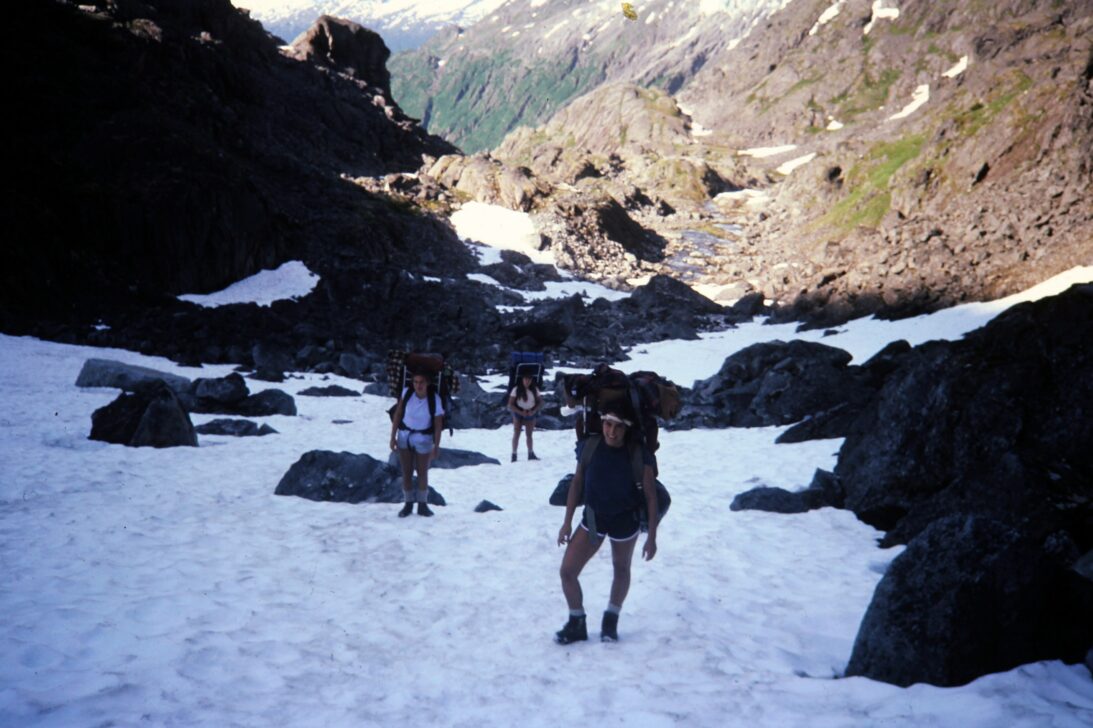 1981 Backpacking in the snow