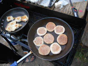 camping pancakes